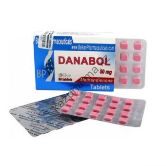 Danabol (Метан, Метандиенон) Balkan 100 таблеток (1таб 10 мг) - Семей